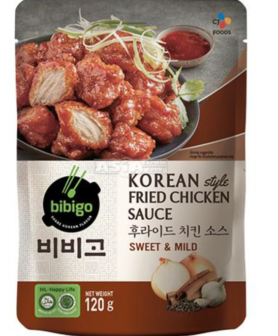 Korean Style Frittierte Hühnersauce BIBIGO 30x120g