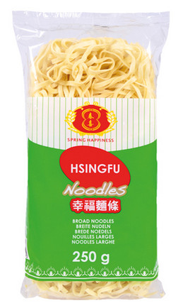 Quick Cooking Nudeln Hsingfu breit SPRING HAPPINESS 12x250g