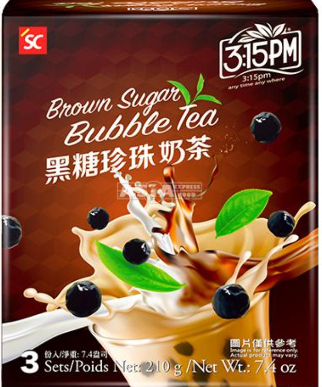 Braunem Zucker Bubble Tee 3:15 PM 24x3x70g