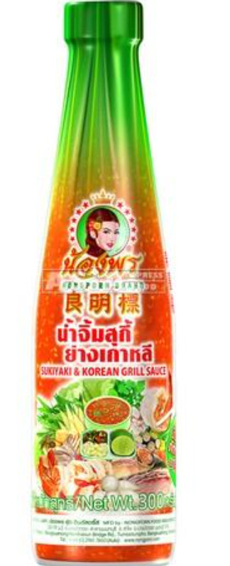 Sukiyaki & Korean Grill Sauce NONGPORN 24x300ml