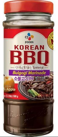 Korean BBQ Bulgogi Sauce CJ 12x500g