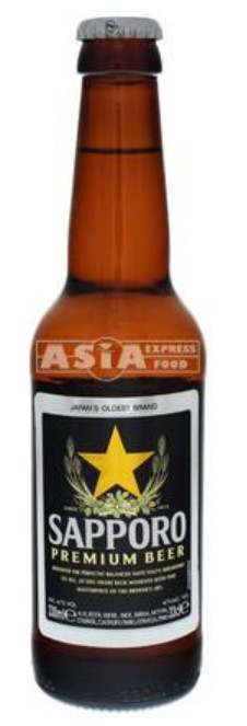 Bier 4,7% Alk. - Plato 10,6 SAPPORO 24x330ml