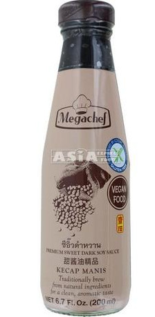 Sojasauce dunkel süß Ketjap Manis Megachef 12x200ml
