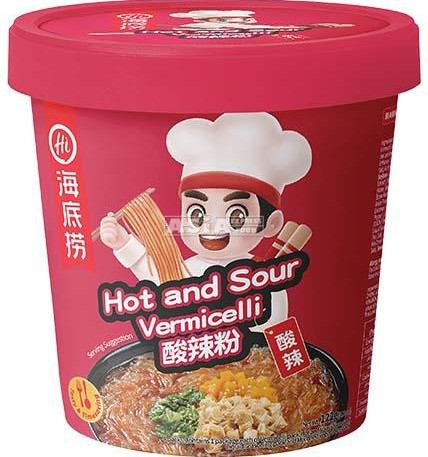 Instant Fadennudeln Hot & Sour Haidilao 12x122g