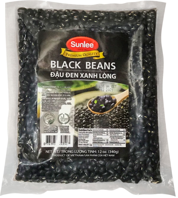 Bohnen schwarz lang Sunlee 50x340g