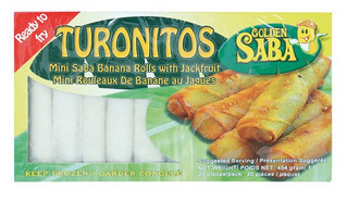 Minifrühlingsrollen mit Banane und Jackfrucht Golden Saba 12x454g
