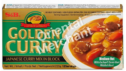 Golden Curry medium scharf S&B 20x220g