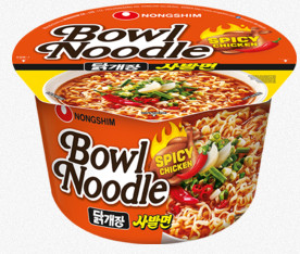 Innudeln Huhn scharf Bowl NONGSHIM 12x100g