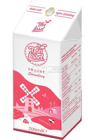 Erdbeer Joghurt Getränk 12 x 200ml Van Ijssel