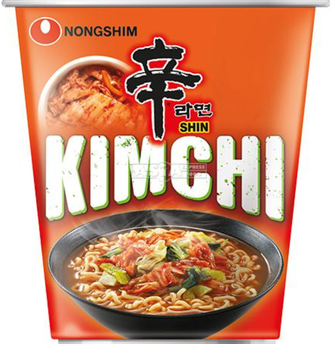 Instant Cup Nudeln Kimchi NONGSHIM 12x75g