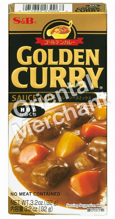 Curryblock scharf Golden Curry S&B 24x92g
