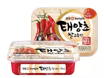 Chilipaste rot Gochujang vegan SEMPIO 24x170g