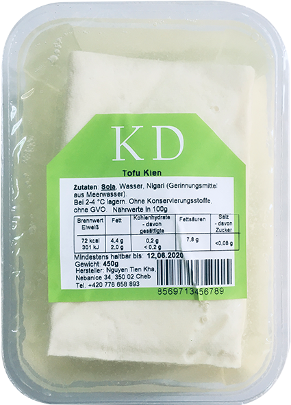 Tofu frisch KD 450g vakuum verpackt