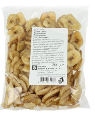 Bananenchips H&S 24x200g
