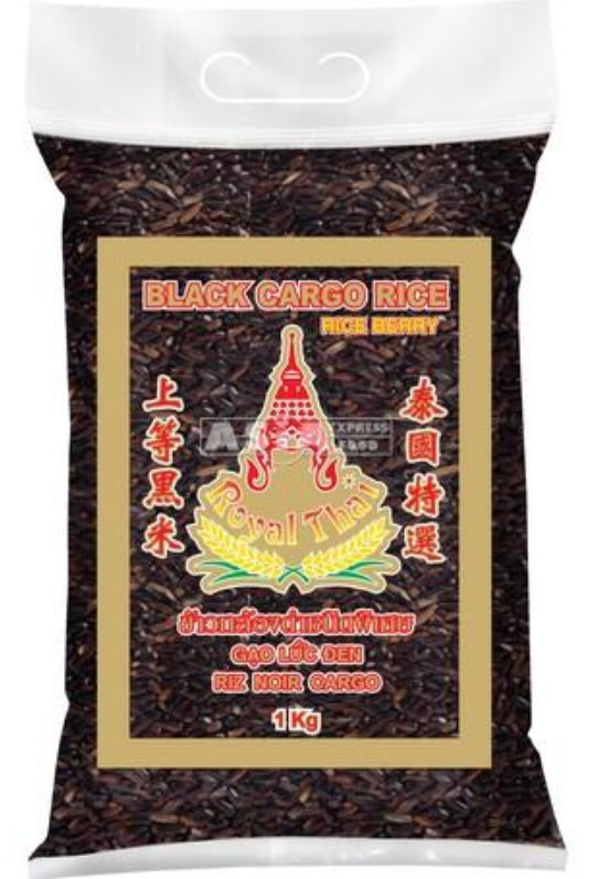 Schwarzer Cargo Reis/Rice Berry ROYAL THAI RICE 10x1kg