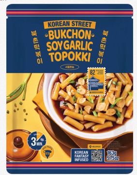 Tapokki mit Würzsauce Soja-Knoblauch Korean Street 4x6x163g
