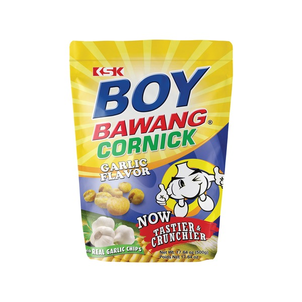 Maiskörner frittiert mit Knoblauch Boy Bawang 20x500g