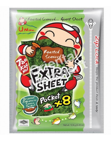 Seetang Snack Taokaenoi Extra Sheet Original 48x12,8g