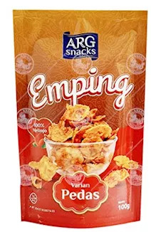 Chips Emping Pedas Arg 24x100g