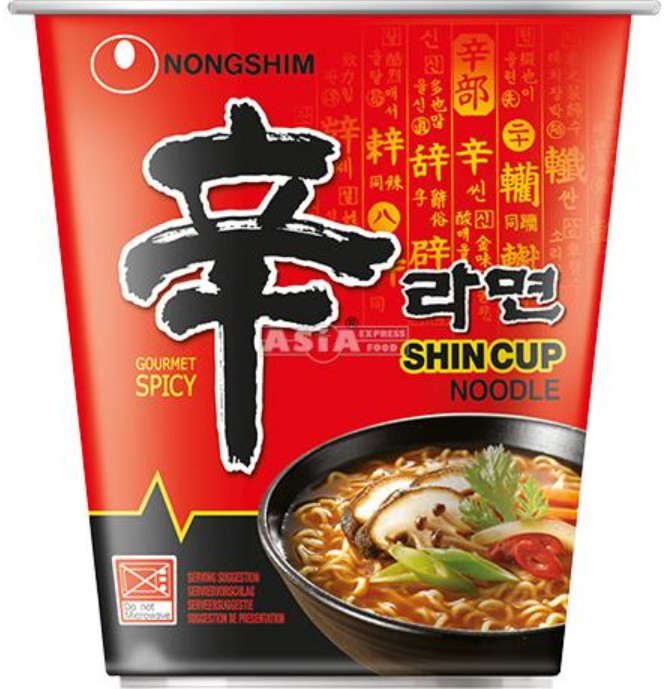 Innudeln Shin Cup NONGSHIM 12x68g