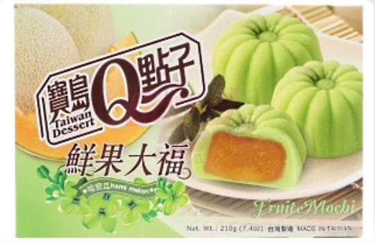 Mochi Hami Melone Taiwan Dessert Q 210g