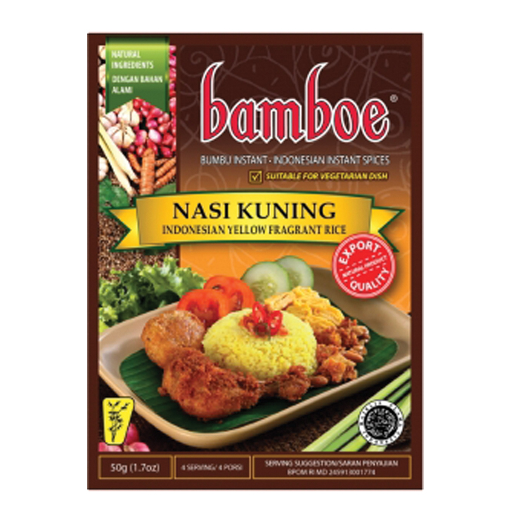 Gewürzmischung Nasi Kuning BAMBOE 48x50g