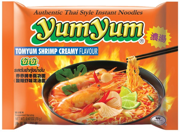 Innudeln Yum Yum Tom Yum Shrimps Creamy 30x70g