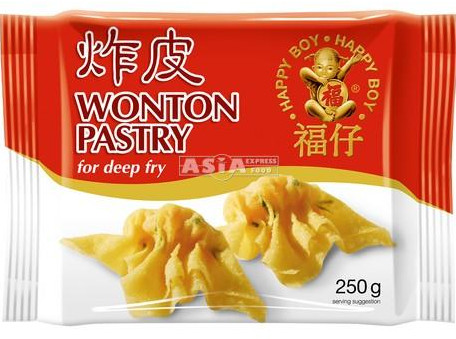 Wan Tan Teig zum Frittieren 95x95mm HAPPY BOY 48x250g