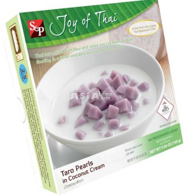 Taroperlen Kokoscreme S&P 12x160g