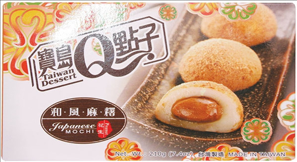 Mochi Erdnuss Taiwan Dessert Q 24x210g