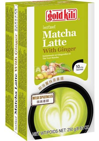 Instant Matcha Ingwer Latte GOLD KILI 24 X 10 X 25 GR