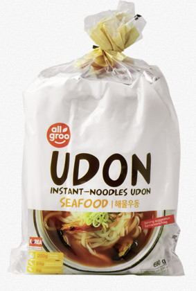 Udon Instant Nudeln Meeresfrüchte Allgroo 12x690g