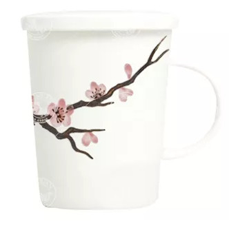 Tea Becher 300ml mit Blumen Muster ROYAL TEA 36x(1x1 Stück)