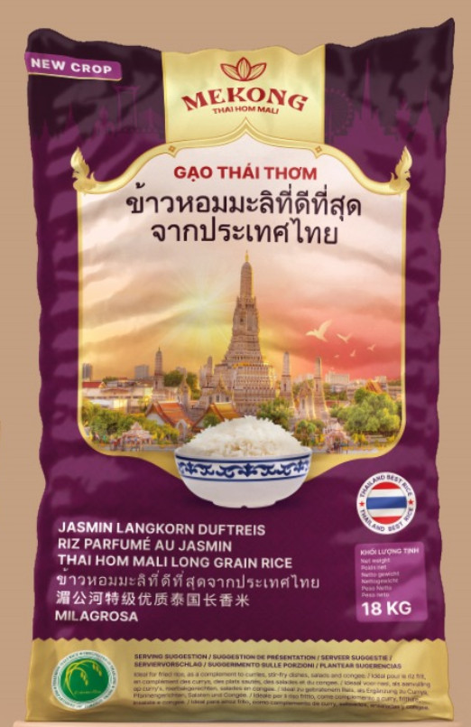 Reis Langkornreis Jasmin Thai Hom Mali MEKONG 18kg 2025