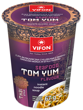 Innudeln Meeresfrüchte-Tom Yum Geschmack Vifon 8x67g