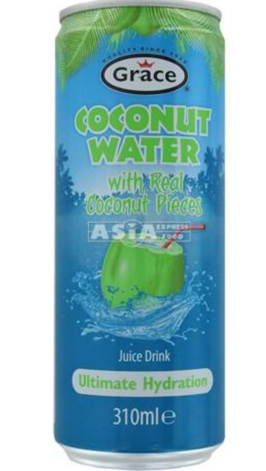 Kokosnuss Wasser mit Fruchtfleisch GRACE 12x310ml
