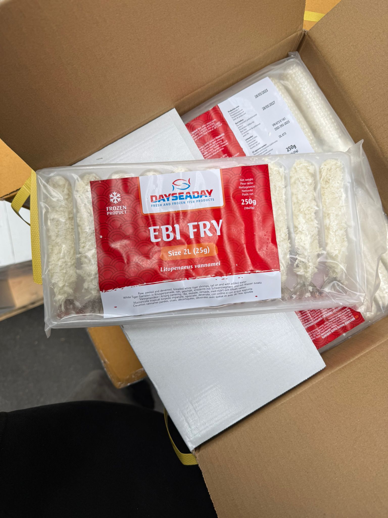 Ebi fry Tempura Garnelen frittiert Dayseaday 20x250g