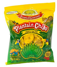 Bananenchips gesalzen TROPICAL GOURMET 20x85g