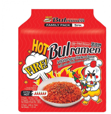 Nudel-Doppel Hot Huhn Bulramen 138gx5x8