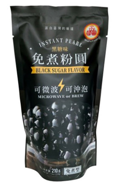 Instant Perlen-Topping Schwarzer Zucker Wu Fu Yuan 36x210g