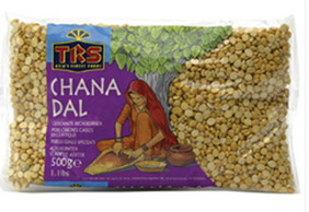 Chana Dal halbe Kichererbsen TRS 20x500g