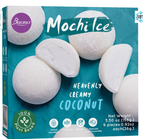 Mochi Eis Kokosnuss BUONO 12x156g