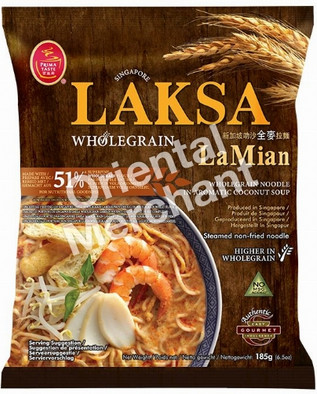 Innudeln Laksa La Mian Vollkorn PRIMA TASTE 12x185g