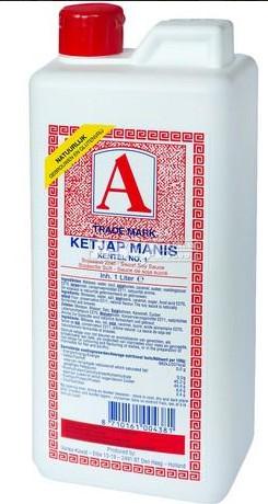 Ketjap Manis ABC süsse Sojasauce 6x1L
