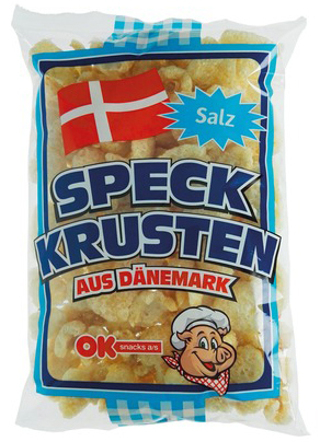 Speckkrusten salzig OK SNACKS 8x150g
