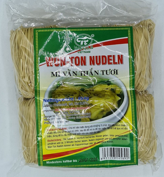 Nudeln für Wan Tan Vietnam Tung Thuy 20x500g