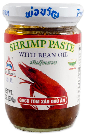 Garnelenpaste mit Sojabohnenöl Por Kwan 24x200g