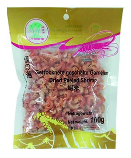 Garnelen getrocknet, geschält, tiefgefroren TCT 25x100g