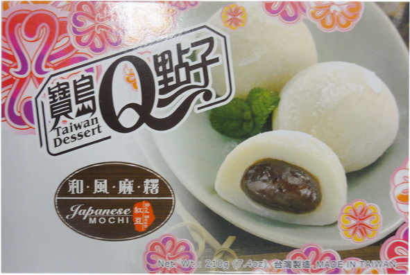 Mochi Taiwan Dessert Q rote Bohnen 210g