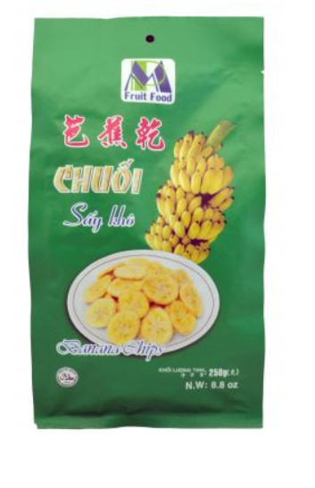 Bananenchips getrocknet Minh Phat 20x250g
